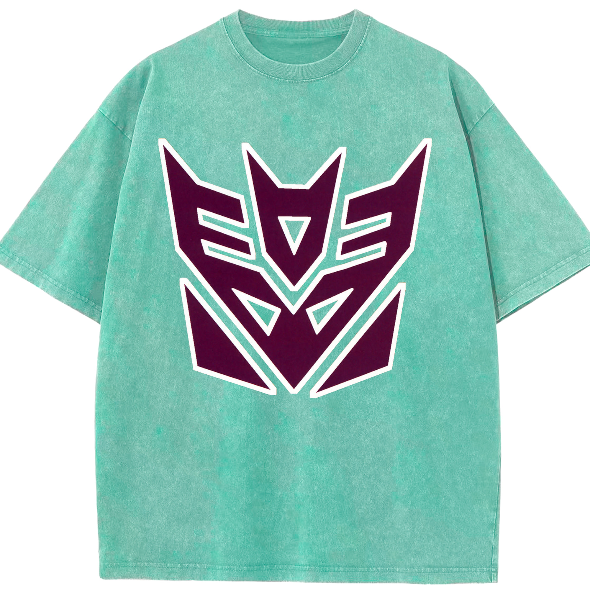 （画像用）  綿100% ヴィンテージ風 半袖Tシャツ（フロントプリント）
